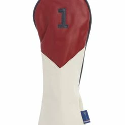 Stitch Golf Monaco Vintage Leather Head Cover -US Golf Gear Sales Shop 2022 monaco red image1
