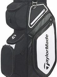 TAYLORMADE 2020 8.0 GOLF CART BAG BLACK/WHITE/CHARCOAL