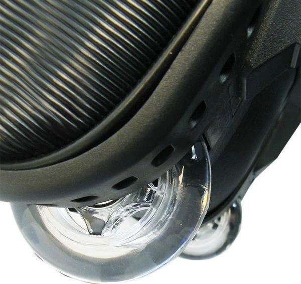 Longridge Tour Deluxe Roller Travel Cover - Black/Silver 5 Longridge Tour Deluxe Roller Travel Cover - Black/Silver - Image 3