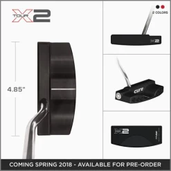 Cure Putters Cure Tour X2 Black Offset Putter