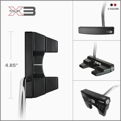 Cure Putters Cure Tour X3 Black Offset Putter