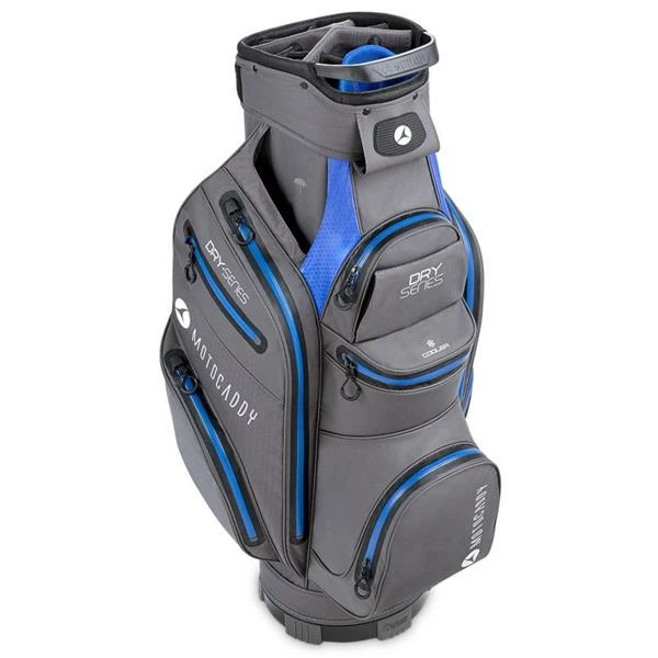 Motocaddy 23 Dry Series Cart Bag Charcoal - Blue 4 Motocaddy 23 Dry Series Cart Bag Charcoal - Blue - Image 2