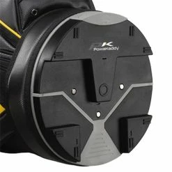 Powakaddy DLX-Lite Cart Bag Gunmetal Yellow -US Golf Gear Sales Shop PW22A0304001 2 L