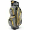 Powakaddy DLX-Lite Cart Bag Gunmetal Yellow -US Golf Gear Sales Shop PW22A0304001 L