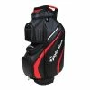 TaylorMade Deluxe Cart Bag Black Red 2 TaylorMade Deluxe Cart Bag Black Red -US Golf Gear Sales Shop TA21A0301002 L