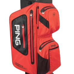 PING PIONEER 201 MONSOON WATERPROOF GOLF CART BAG SCARLET/BLACK